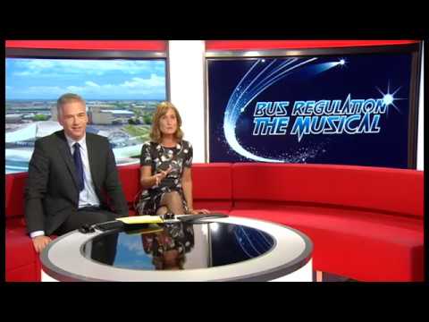 Bus Regulation: The Musical on BBC North West Tonight
