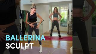 Ballerina Sculpt: Glutes, Core & Calves | Exercise | Trinny