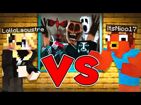 DUE PRO PLAYER VS le MOD più SPAVENTOSE di MINECRAFT HORROR ITA!!
