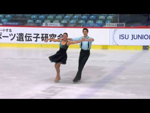 ISU 2014 Jr Grand Prix Zagreb Free Dance Matilda FRIEND / William BADAOUI AUS