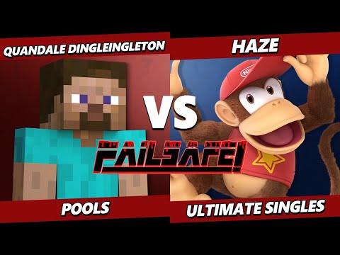 Failsafe Fall 2023 - Quandale Dinglelingeton (Steve) Vs. Haze (Diddy Kong) Smash Ultimate - SSBU