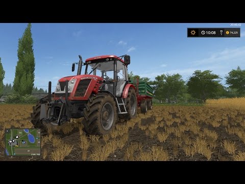 Farming Simulator 17 Sosnovka pradžia.