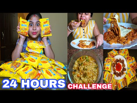 I Only Ate Maggi For 24 hours challenge