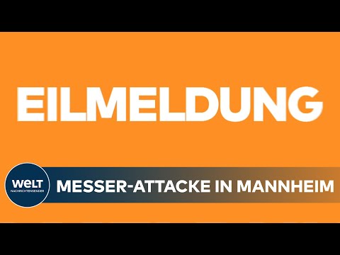 MANNHEIM: BLUTIGE MESSER-ATTACKE - Polizei schießt Angreifer nieder | EILMELDUNG