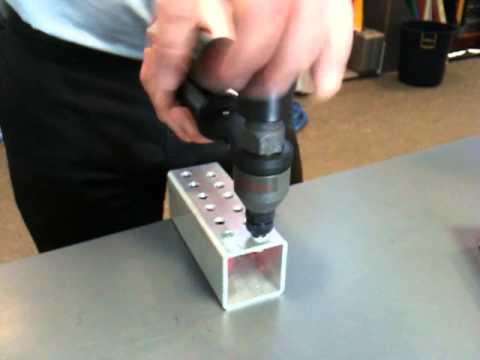 Dafra Pop PNT210 Hand Ratchet Rivnut Nutsert Tool Demo Operating