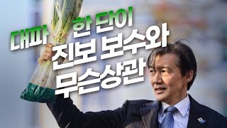 대파 한 단이 진보 보수와 무슨 상관?