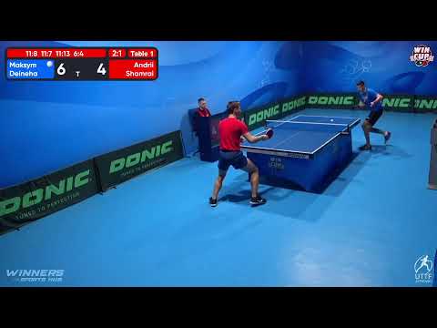 17:00 Maksym Deineha 3 - 1 Andrii Shamrai West 3 WIN CUP 15.11.2022 | TABLE TENNIS WINCUP