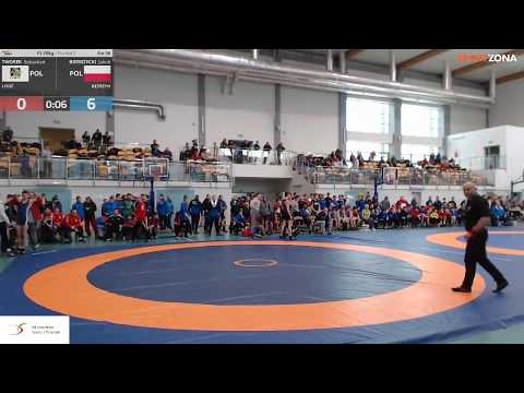 SportZona.pl - Puchar Polski kadetów styl wolny - Staszów 2018. Mata 1 - popołudnie