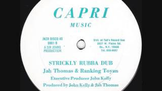 Jah Thomas & Ranking Toyan - Strickly Rubba Dub - 12