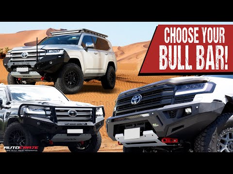 CHOOSE YOUR BULL BAR! Modified Toyota Landcruiser 300 Series!