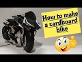 How To Make Cardboard Bike DIY Paper Bike Cardboard Bike At Home Bike Craft Diy Bike