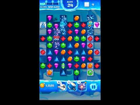 Jewel Pop Mania:Match 3 Puzzle Level 100 ( Jewel Ice Episode ) - Walkthrough ( No Booster )
