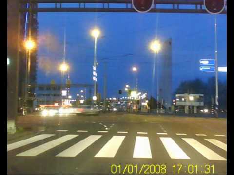 Nightride Through Rotterdam Holland - Yello On Track