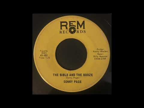 Sonny Page - The Bible and the Booze - REM - 1965 -  Kentucky country gospel