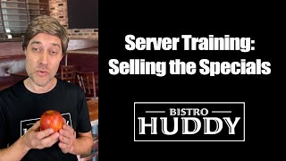 Server Training: Selling the Specials