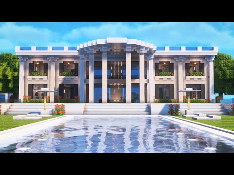 How to build a modern house in Minecraft #28