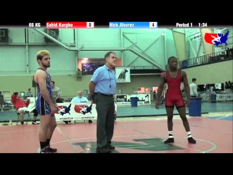 Sahid Kargbo vs. Nick Alvarez at 2013 ASICS University Nationals - GR