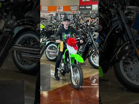Surprise Kawasaki KLX 110😁 #shorts #surprise  #kawasaki