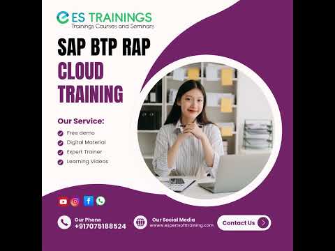 SAP BTP RAP on Cloud! ☁️✨ TRAINING #expertsofttraining