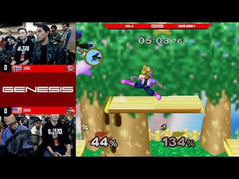GENESIS 5 SSBM - Smashdaddy (Fox) Vs. Zorc (Falco) - Pool J2 Losers Round 4