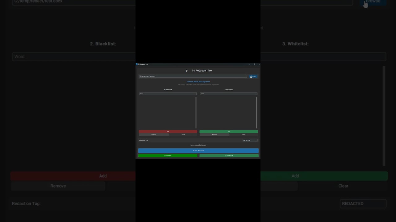 PII Redaction Pro: Anonymize Sensitive Data Instantly and Local #redaction #sensitivedata #aiprivacy
