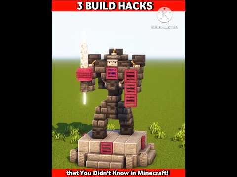 Minecraft 3 Build Hacks - Mind Blowing Tricks! 🔥🤯