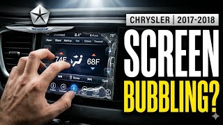 Fix Uconnect 8.4 Screen Bubbles & Ghost Touch
