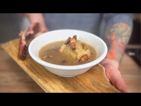 Real Silesian Sour rye soup, not żurek