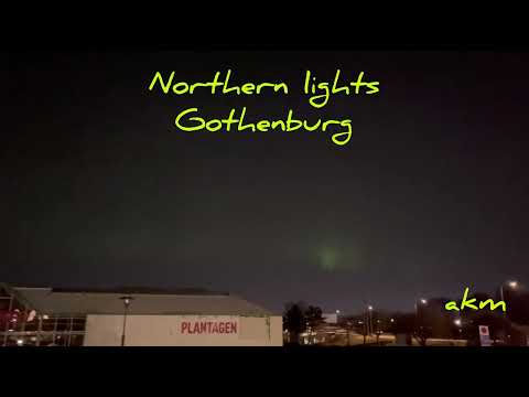 Northern lights, Askim, Gothenburg, Sweden 🇸🇪