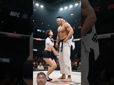 She is doing some quiet focus and showing explosive power #fight #boxing #wrestling #wwe #kungfu #ai