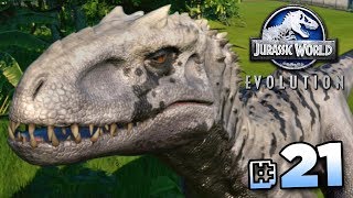 CREATING INDOMINUS REX!!! - Jurassic World Evolution FULL PLAYTHROUGH | Ep21 HD