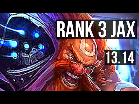 JAX vs GRAGAS (TOP) | Rank 3 Jax, 15/3/9, Godlike, Rank 19 | EUW Challenger | 13.14