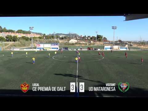 Resum del CE Premià de Dalt - UD Mataronesa (3-3)