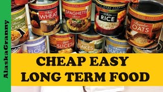 Cheap Easy Long Term Food Storage...LDS Mormon Church Food Review