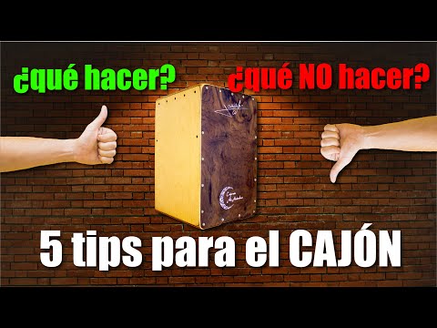 Cómo tocar CAJÓN 5 tips - ¿Qué HACER? y ¿Qué NO hacer?