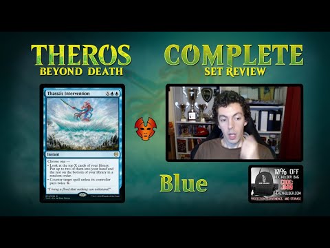 Complete Set Review - Theros: Beyond Death - All Blue Cards - Constructed And Limited Focus