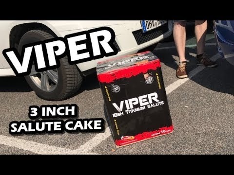 VIPER | 3'' 16 shots | BIGGEST SALUTE CAKE!