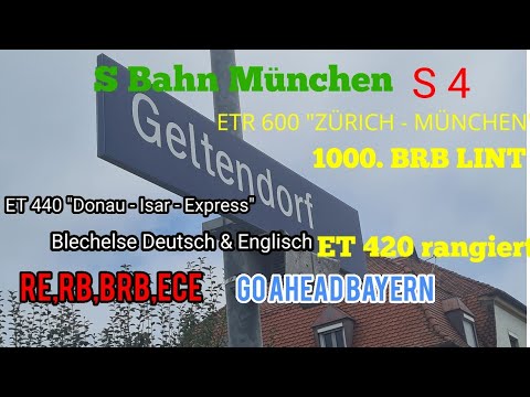 Geltendorf mit: RE, RB, BRB, ECE (Br 440,1648,ETR 600,612), Go Ahead Bayern,S Bahn München (420/423)