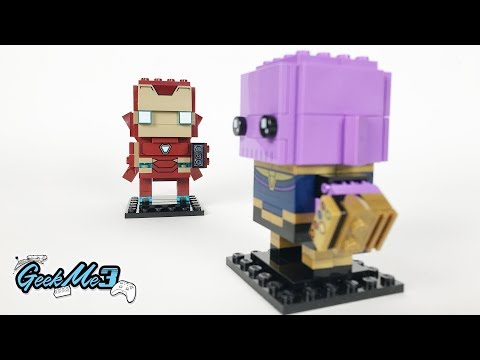 Vidéo LEGO BrickHeadz 41604 : Iron Man MK50