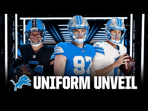 Detroit Lions unveil new uniforms
