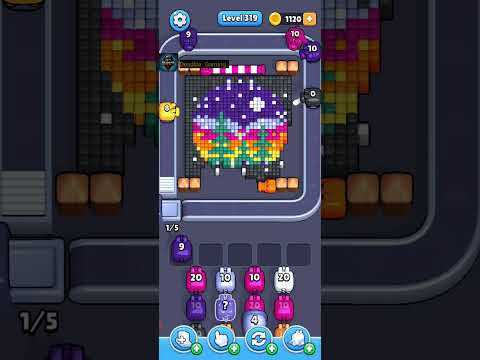 Pixel Flow Level 318 Walkthrough