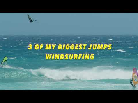 3 of the biggest Jumps of my Life windsurfing !| Ricardo Campello
