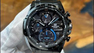 Casio Edifice EQS-940DC-1B – Đồng hồ mạ đen cực ngầu, chạy pin ánh sáng, đáng mua tầm giá 6 triệu!
