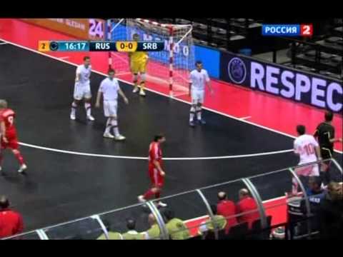 Futsal.Euro 2012.Quarterfinal Russia-Serbia