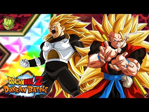 LOS MEJORES SSR DEL JUEGO! GOKU y VEGETA SSJ3 XENO al 100% RAINBOW STAR | Dokkan Battle En Español Video