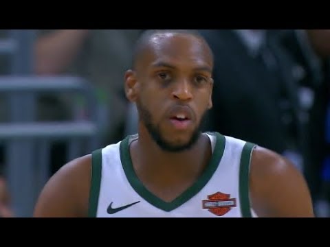 Khris Middleton Highlights vs Hornets RS19G66 - 9 Pts, 6 Rebs, 3 Asts (09.03.19)