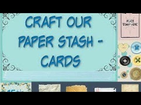 Craft our paper stash - cards 01.15.2021