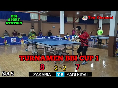 Zakaria Ptm Elok  Vs Yadi Ptm Gas  Pingpong Seru BBI CUP SERIES 1 Turnamen Tenis Meja @topchannelok
