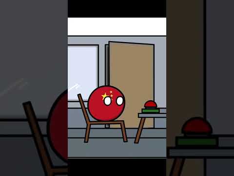 The rise of zombie in China day two #shorts #day2  #countryballs #zombies