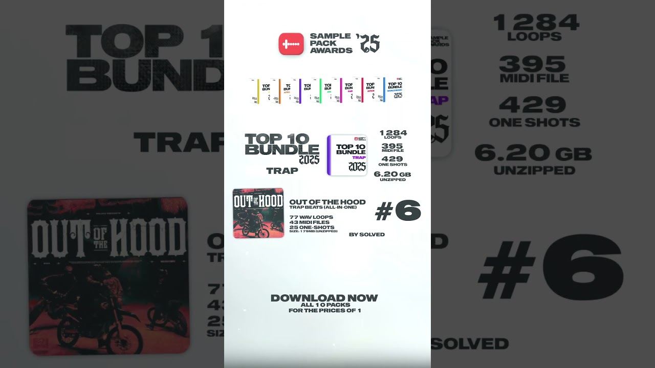 TRAP TOP 10 – Sample Pack Awards 2025